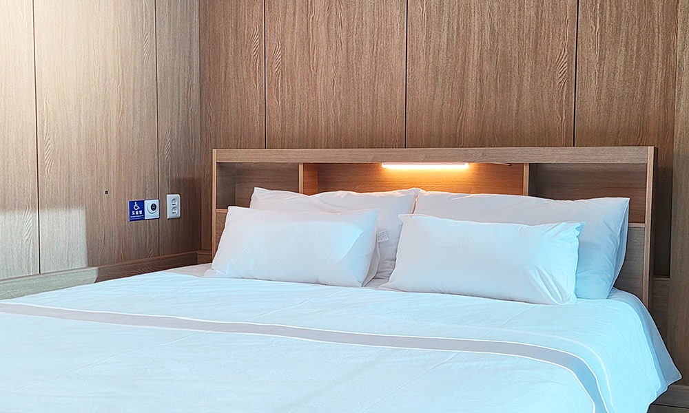 힐링 더블베드(장애인 편의객실) 이미지