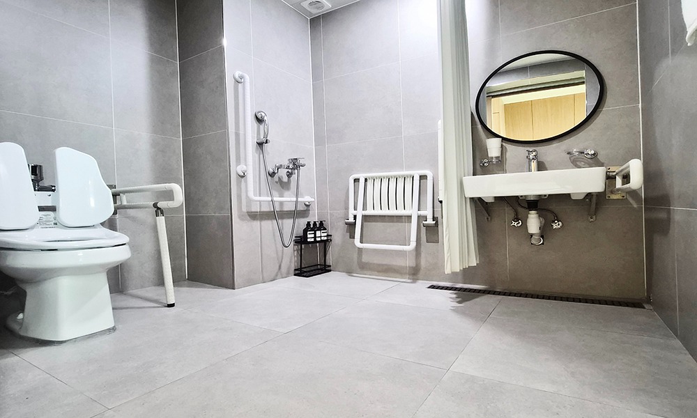 힐링 더블베드(장애인 편의객실) 이미지