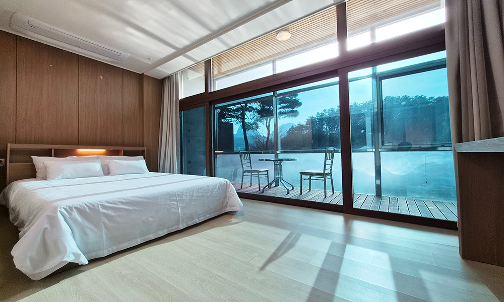 힐링 더블베드(장애인 편의객실) 이미지