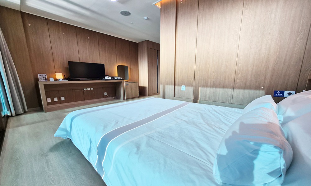 힐링 더블베드(장애인 편의객실) 이미지